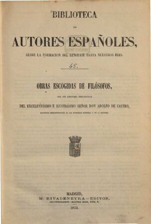 Obras escogidas de filósofos