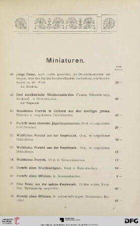 Miniaturen (Nr. 48-80)