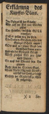 Erklärung des Kupffer-Blats.