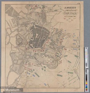 Angriff der Verbündeten Armee auf die Stadt Leipzig am 19. October 1813