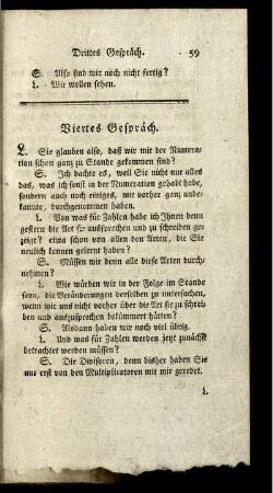Viertes Gespräch.