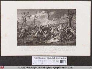 Napoleon in Arcis-sur-aube in der Nacht vom 16. zum 17. Februar 1814