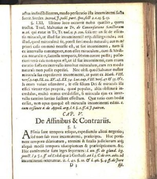 Cap. V. De Affinibus & Contrariis.