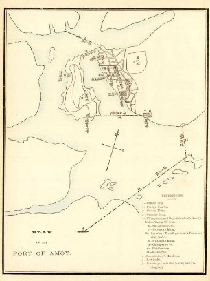 Plan of the port of Amoy