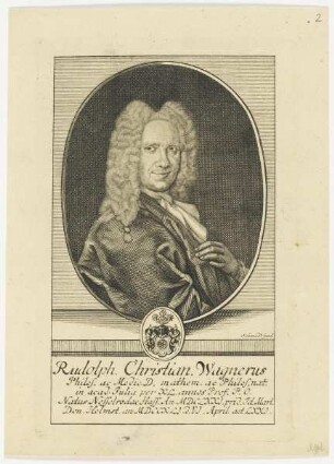 Bildnis des Rudolph Christian Wagnerus