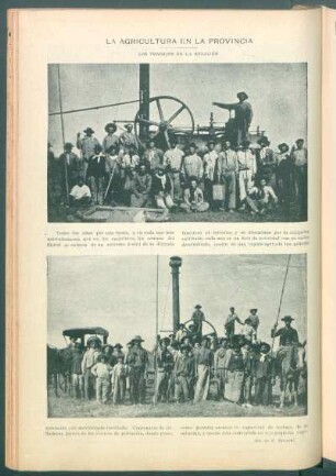 La agricultura en la Provincia - Los trabajos de la estación
