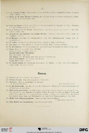 Diversa (Nr. 728-734)