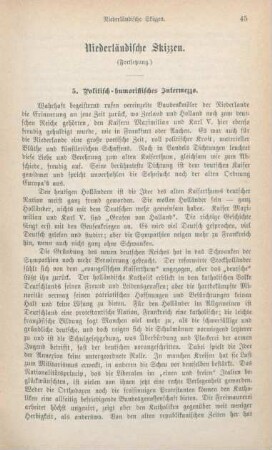 45-54 Niederländische Skizzen : Fortsetzung