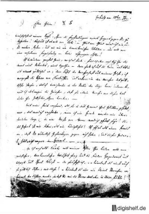 5: Brief von Wilhelm Heinse an Johann Wilhelm Ludwig Gleim