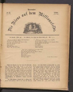 N° 11. November. 1890