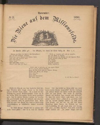 N° 11. November. 1890