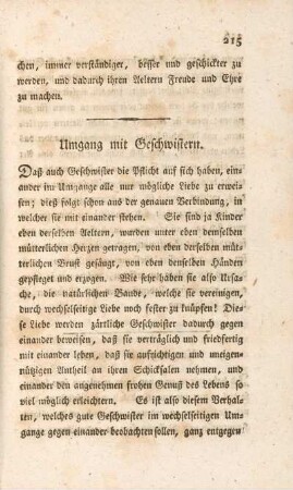 Umgang mit Geschwistern