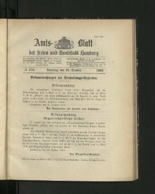 No. 156. 21. Oktober. 1902.