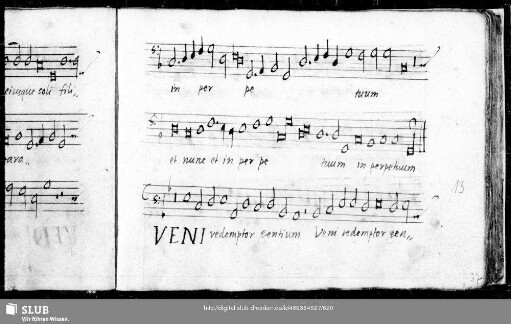 Anonymus: Veni redemptor gentium