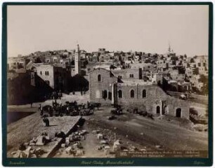 Bethlehem, Geburtsplatz u. Stadt v. O. aus [Collection Hentschel]