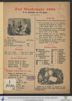 Das Gnadenjahr 1896.