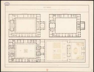 Privatgebäude (nach vorgeschriebenen Dimensionen und anderen Bedingungen): Grundrisse 1.-, Haupt- und Halbgeschoss