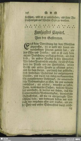 Funfzigstes Capitel. Von den Gastereyen
