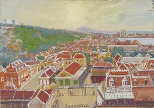 Die holländische Kolonialstadt "Willemstad" auf Curacao