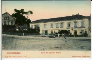 Großröhrsdorf. Hotel zur goldnen Krone