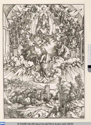 Johannes vor Gottvater und den Ältesten
