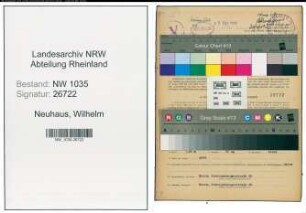 Entnazifizierung Wilhelm Neuhaus , geb. 17.02.1891 (Steiger)