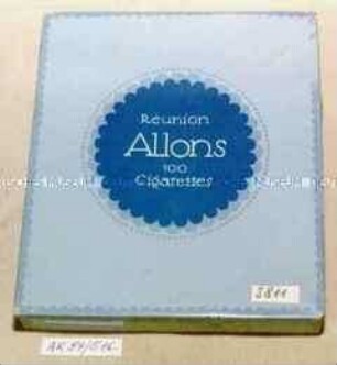 Blechdose für "100 Cigarettes Allons Réunion"
