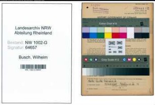 Entnazifizierung Wilhelm Busch, geb. 09.04.1902 (Garagenbesitzer)