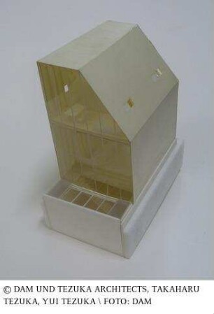Thin Wall House - Modell des Gesamtgebäudes