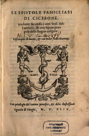 Le Epistole famigliari
