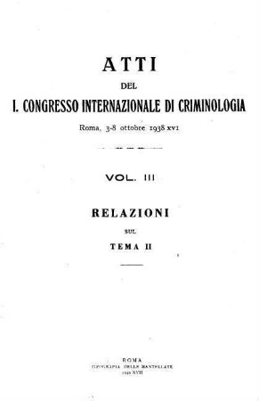 Relazioni sul tema II