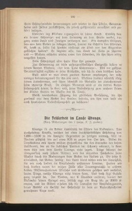 Die Feldarbeit im Lande Ubungu