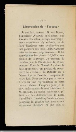 L'impression de "l'accuse"
