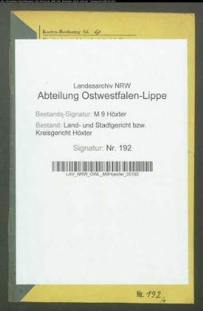 Testamente B. Buhlert, Busch, Busmann, Busse, Bustemeyer, Butzekowsky