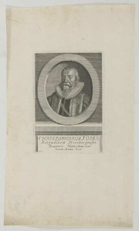Bildnis des Christophorus Fürer