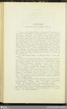 Appendix coniencturas minus probabiles continens