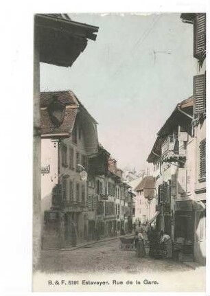 Rue de la Gare in Estavayer-le-Lac