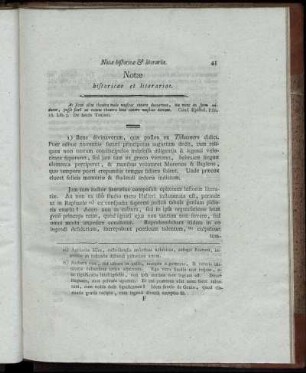 Notæ historicæ & literariæ.