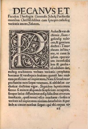 Determinatio Theologicae facultatis Parisiensis super Doctrina Lutheriana