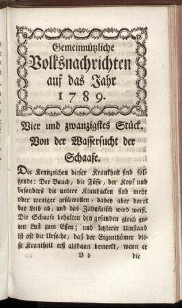 Vier und zwanzigstes Stück