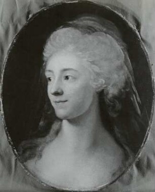 Bildnis der Schriftstellerin Charlotte Elisabeth Constantia von der Recke, geb. von Medem (1756-1833)