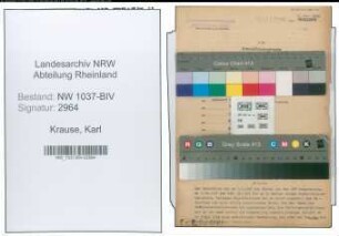 Entnazifizierung Karl Krause , geb. 14.03.1901 (Verw.Angestellter)