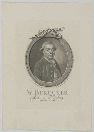 Bildnis des W. Burucker