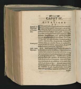 Caput IV. De Citatione.