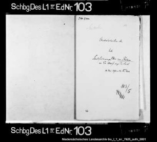 Schuldensachen des Otto von Reden