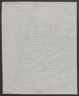 Brief an Michael Balling : 28.01.1910