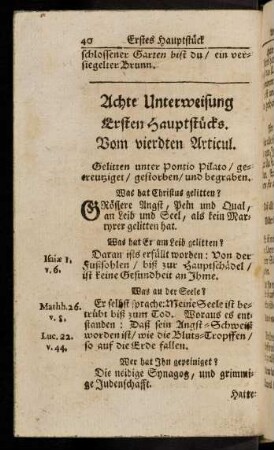 40-47, Achte - neundte Unterweisung