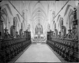 Salem Münster - Klosterkirche Maria Himmelfahrt Innenansicht - Blick nach Westen