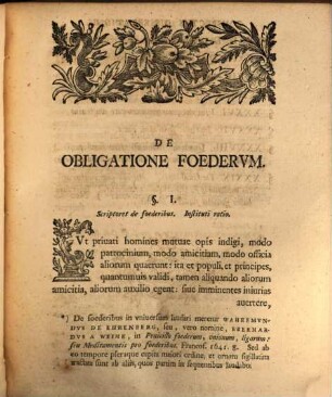 De obligatione foederum, disp.