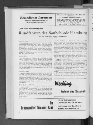 Rundfahrten der Baubehörde Hamburg